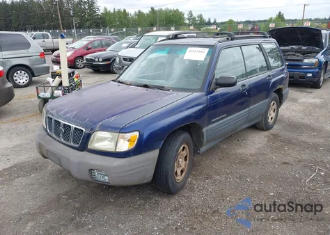 2002 Subaru Forester L из США, поврежденный, VIN JF1SF63532H747880